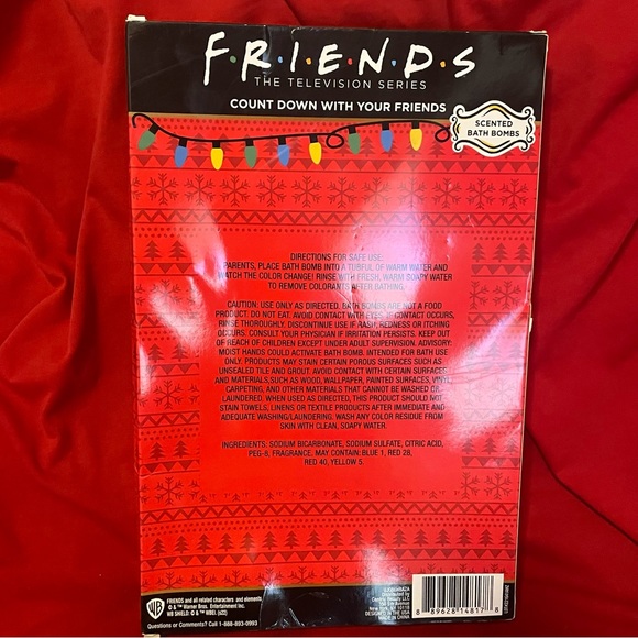 FRIENDS 12 Days Of Christmas Bath Bombs - Picture 2 of 2